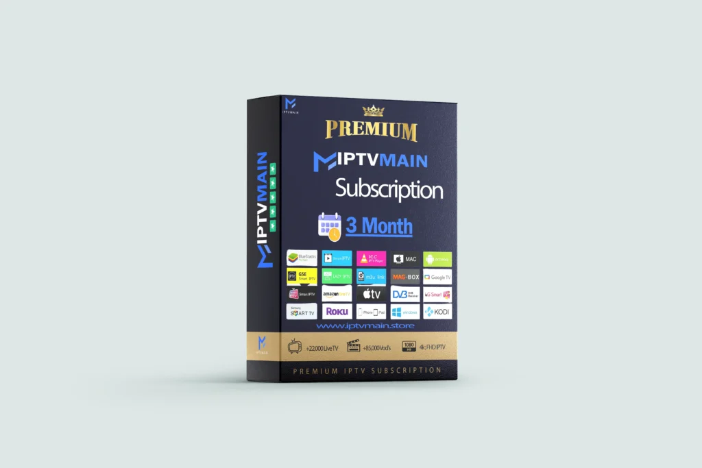 Premium IPTV Main Subscription 3 month