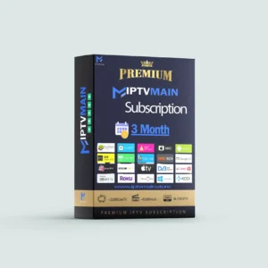 Premium IPTV Main Subscription 3 month